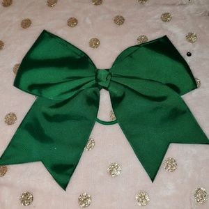 Matte Green Cheer Bow